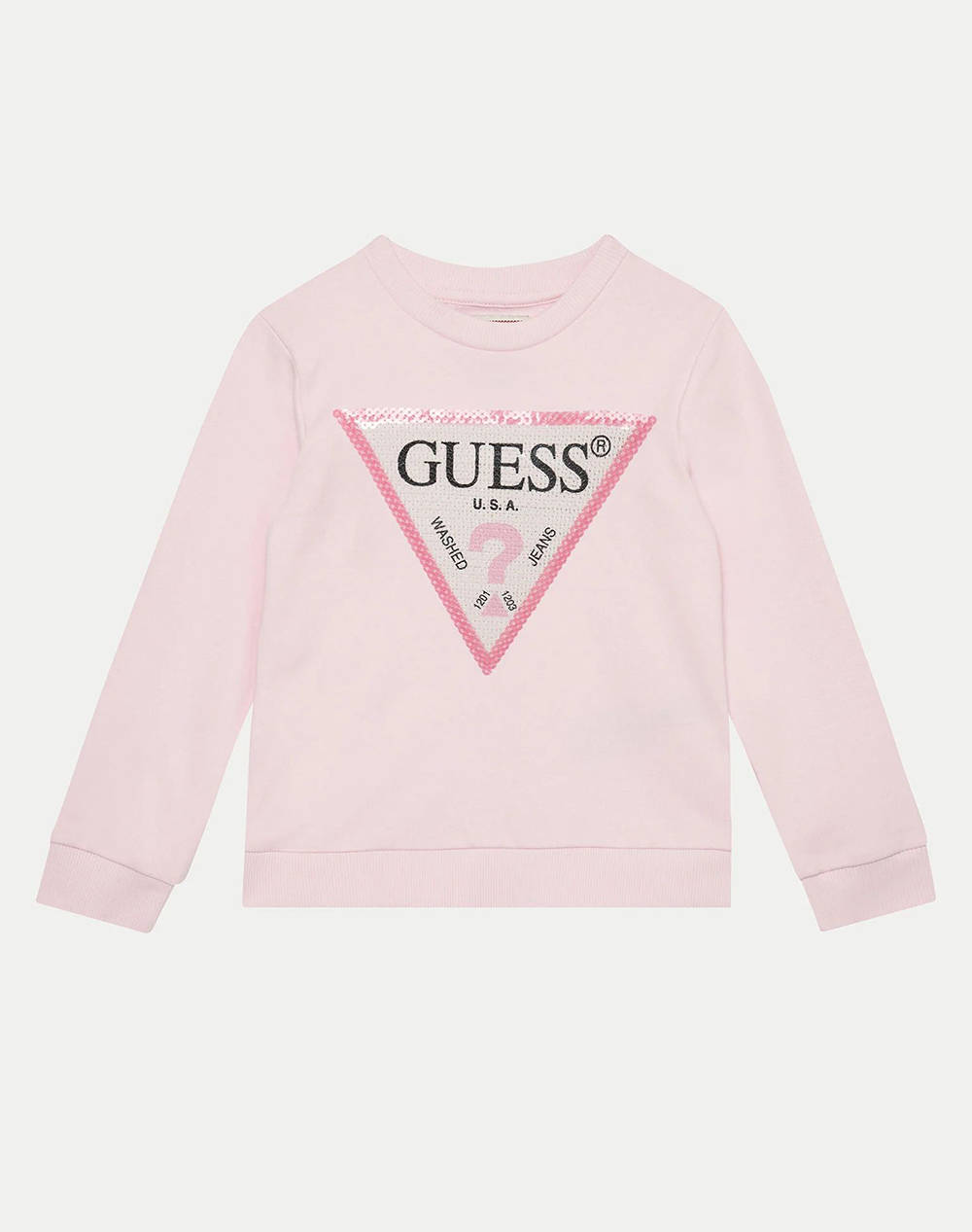 GUESS LS ACTIVE TOP - MID ORG CO UNBRUSH FLEECE 290 BLUZA DE COPII GIRL