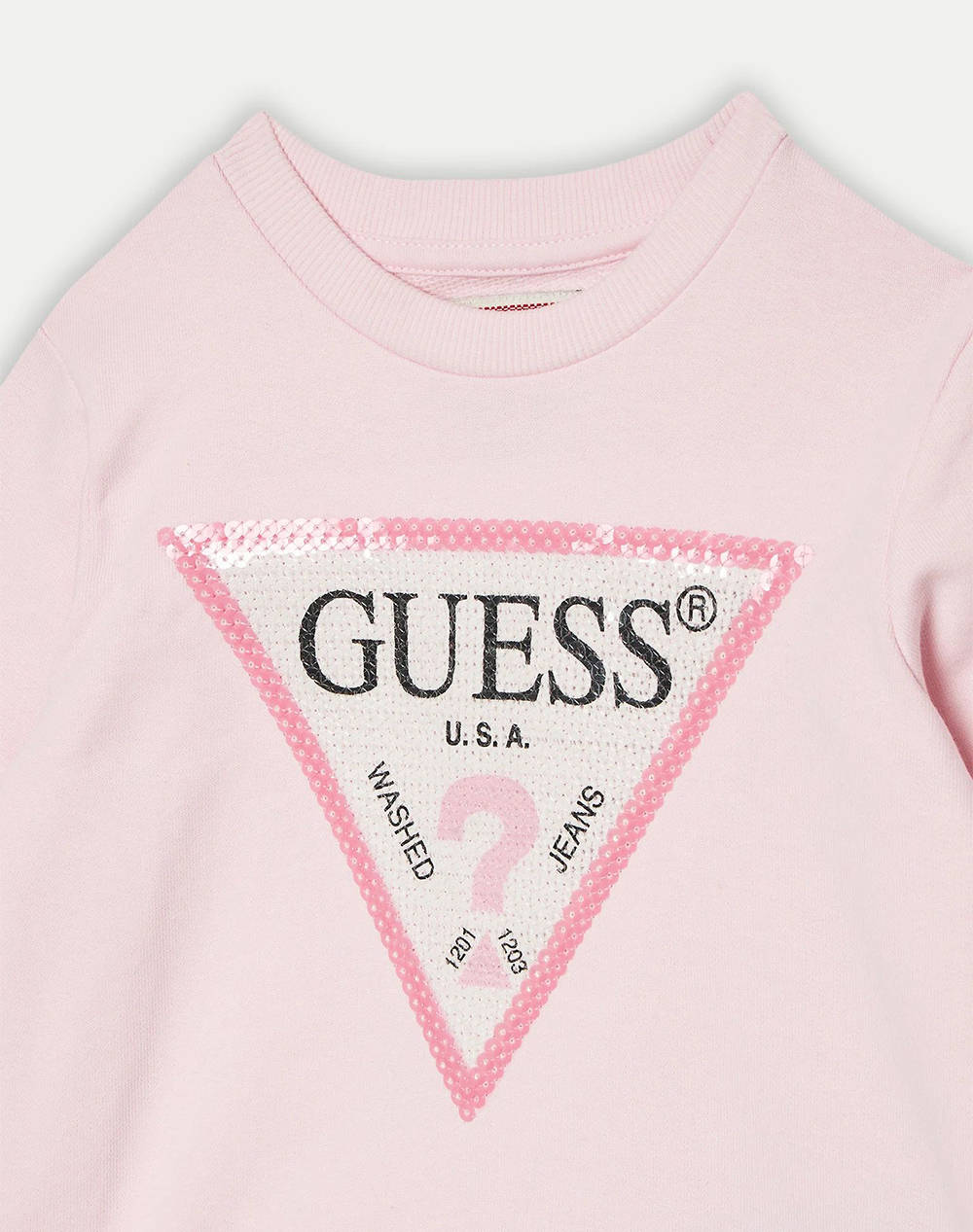 GUESS LS ACTIVE TOP - MID ORG CO UNBRUSH FLEECE 290 BLUZA DE COPII GIRL