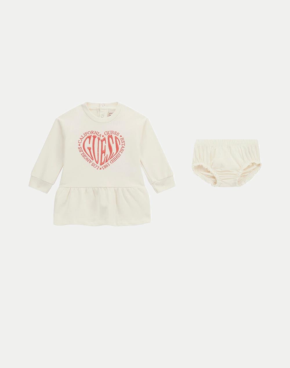 GUESS SET LS ACTIVE DRESS+PANTIES ROCHIE COPII GIRL