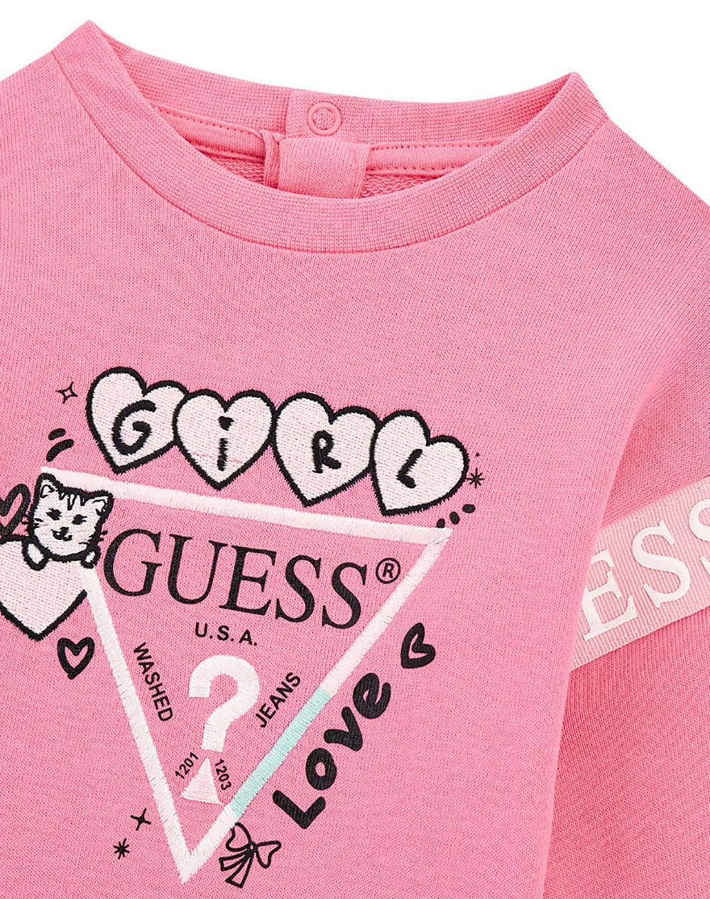 GUESS SET LS ACTIVE TOP+ACTIVE PANTS SET DE COPII GIRL