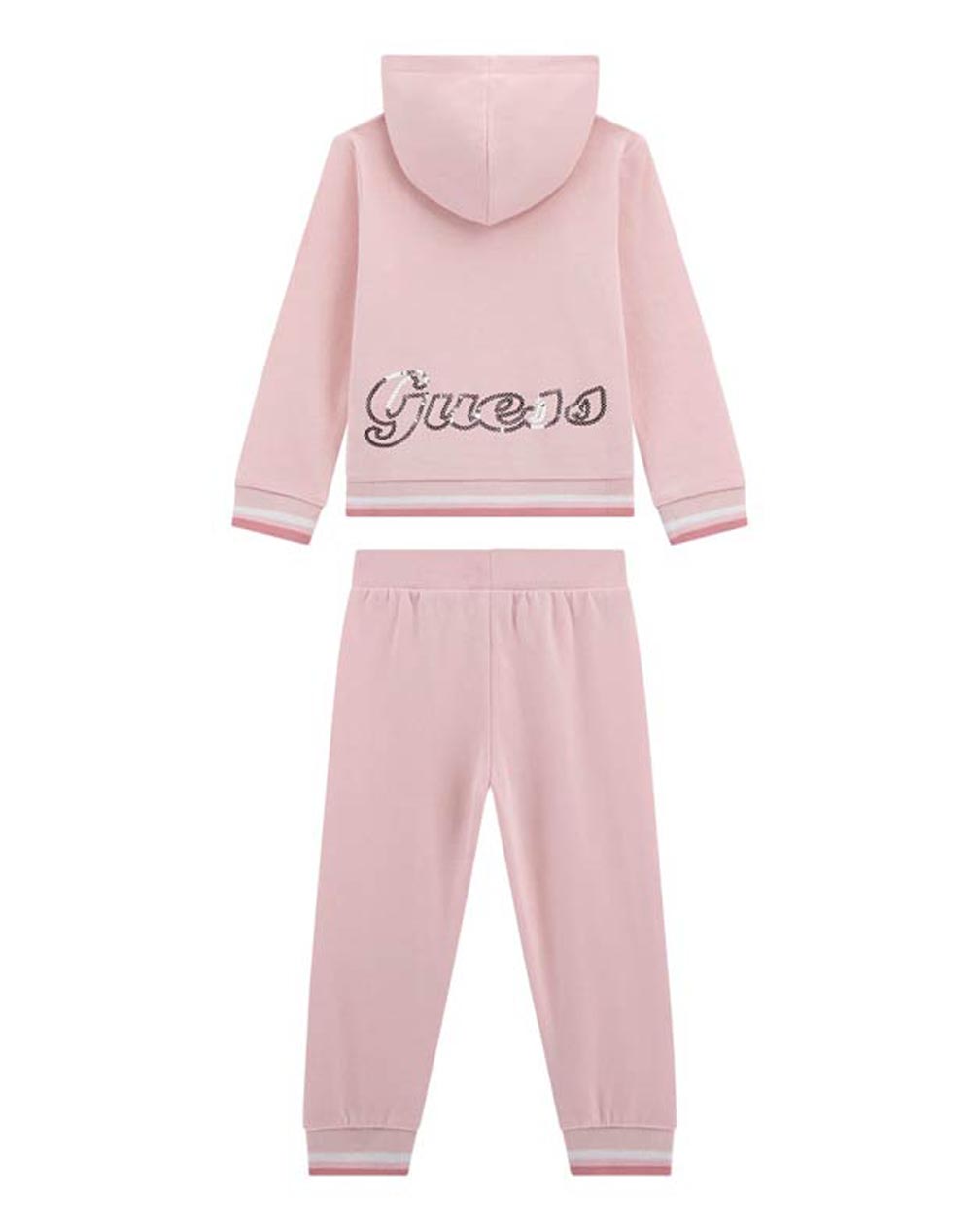 GUESS SET HOODED LS ACTIVE TOP+PANTS SET COPII GIRL