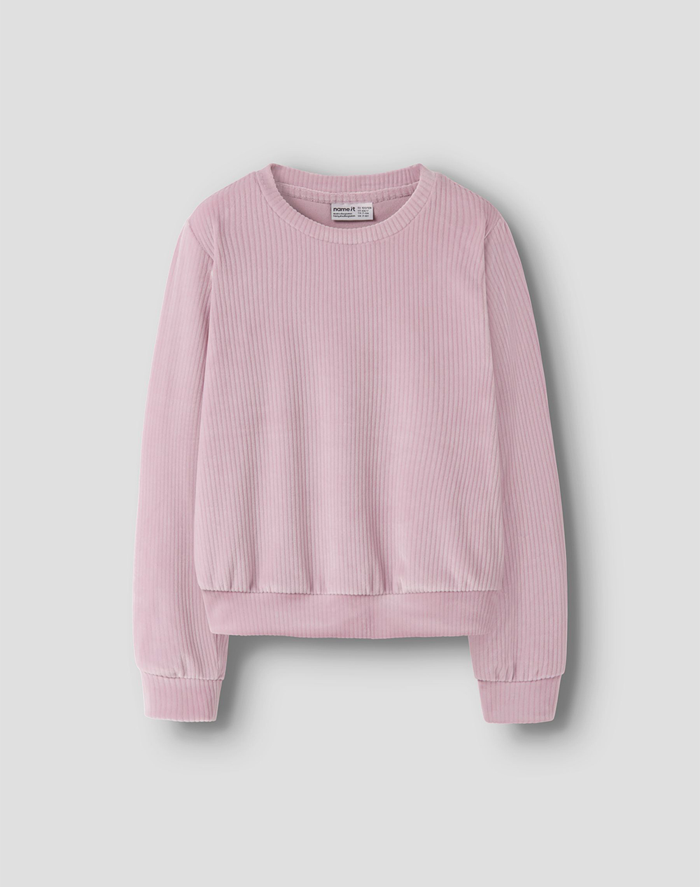 NAME IT NKFVELOA LS VELVET SHORT TOP