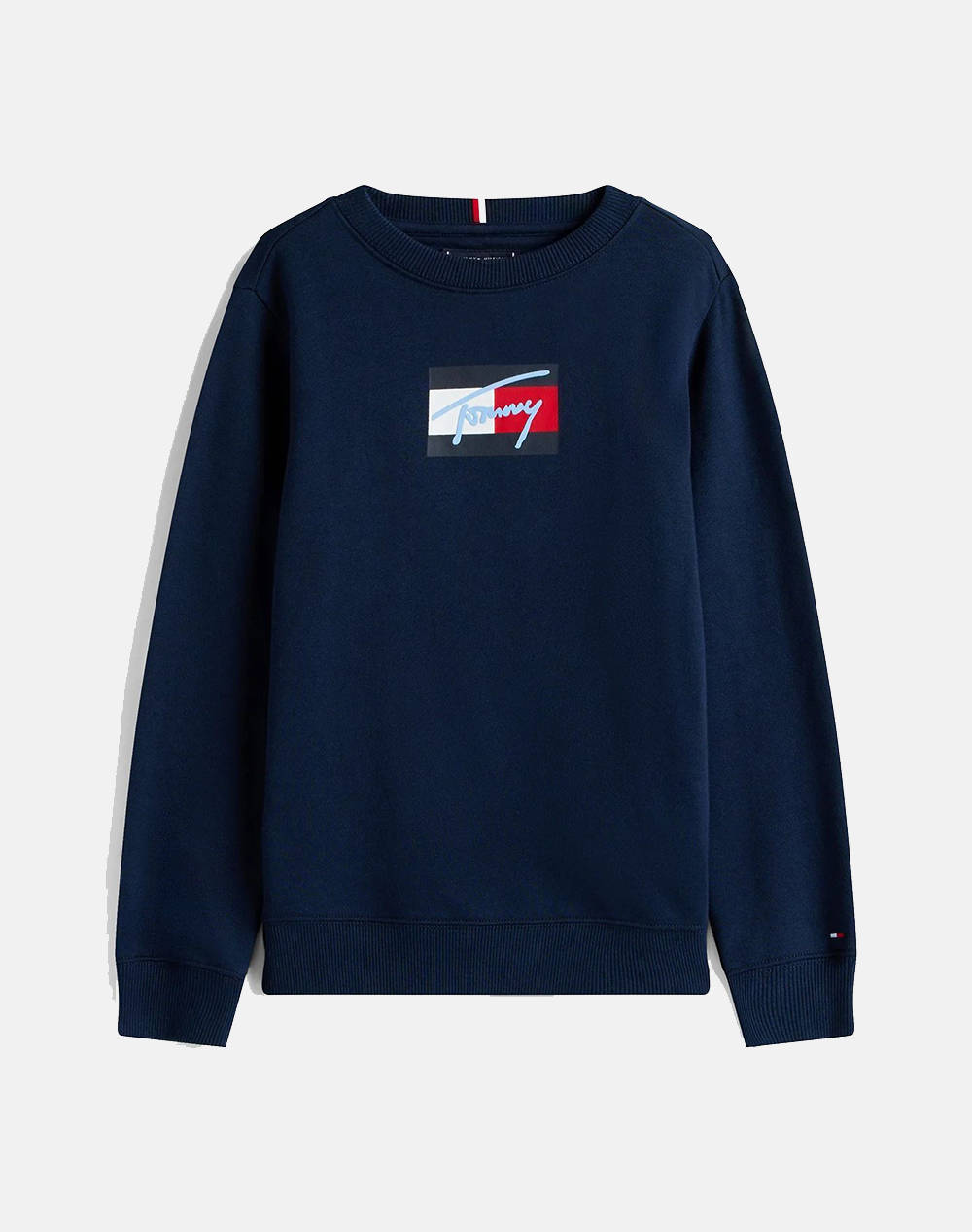 TOMMY HILFIGER TOMMY SCRIPT FLAG SWEATSHIRT