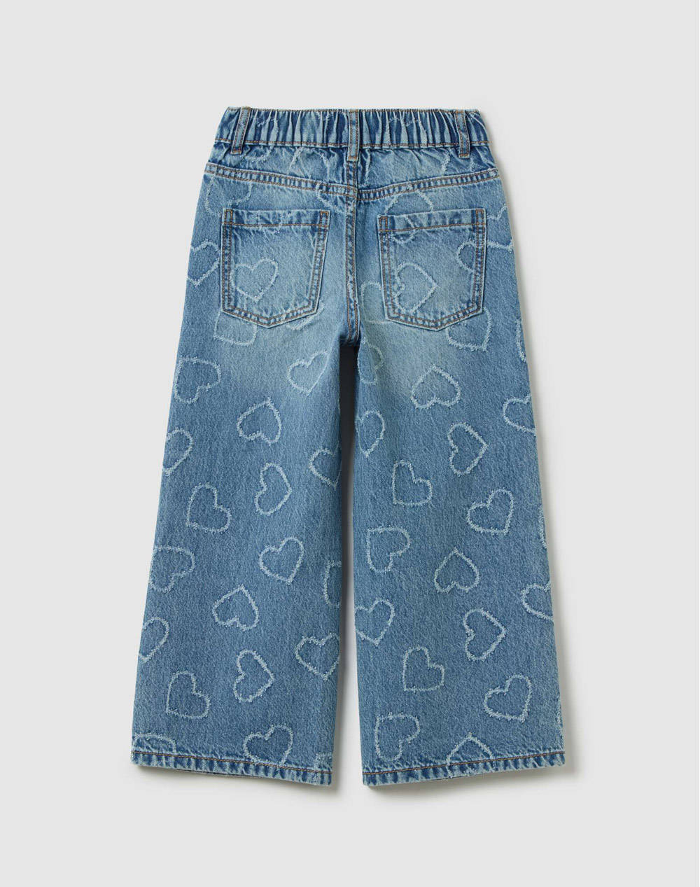 OVS DENIM WIDE LEG W/LASER