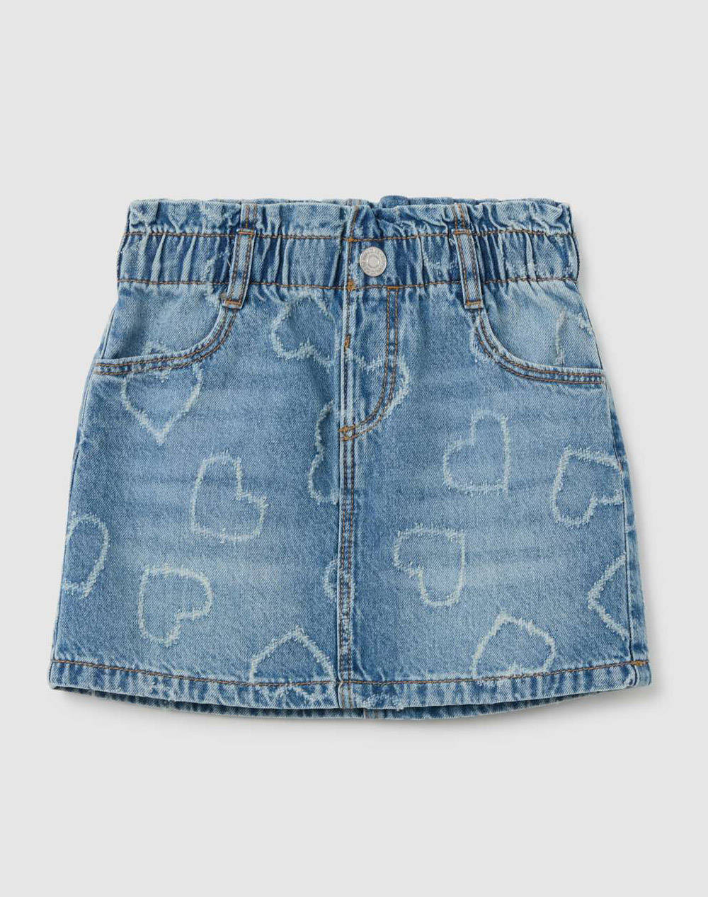 OVS DENIM SKIRT W/LASER
