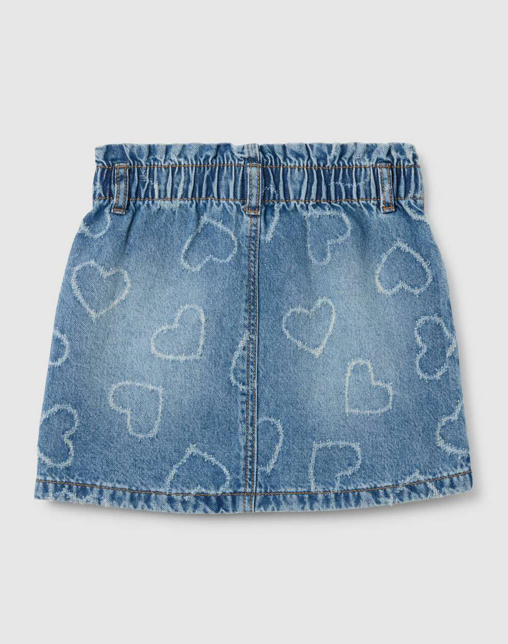 OVS DENIM SKIRT W/LASER