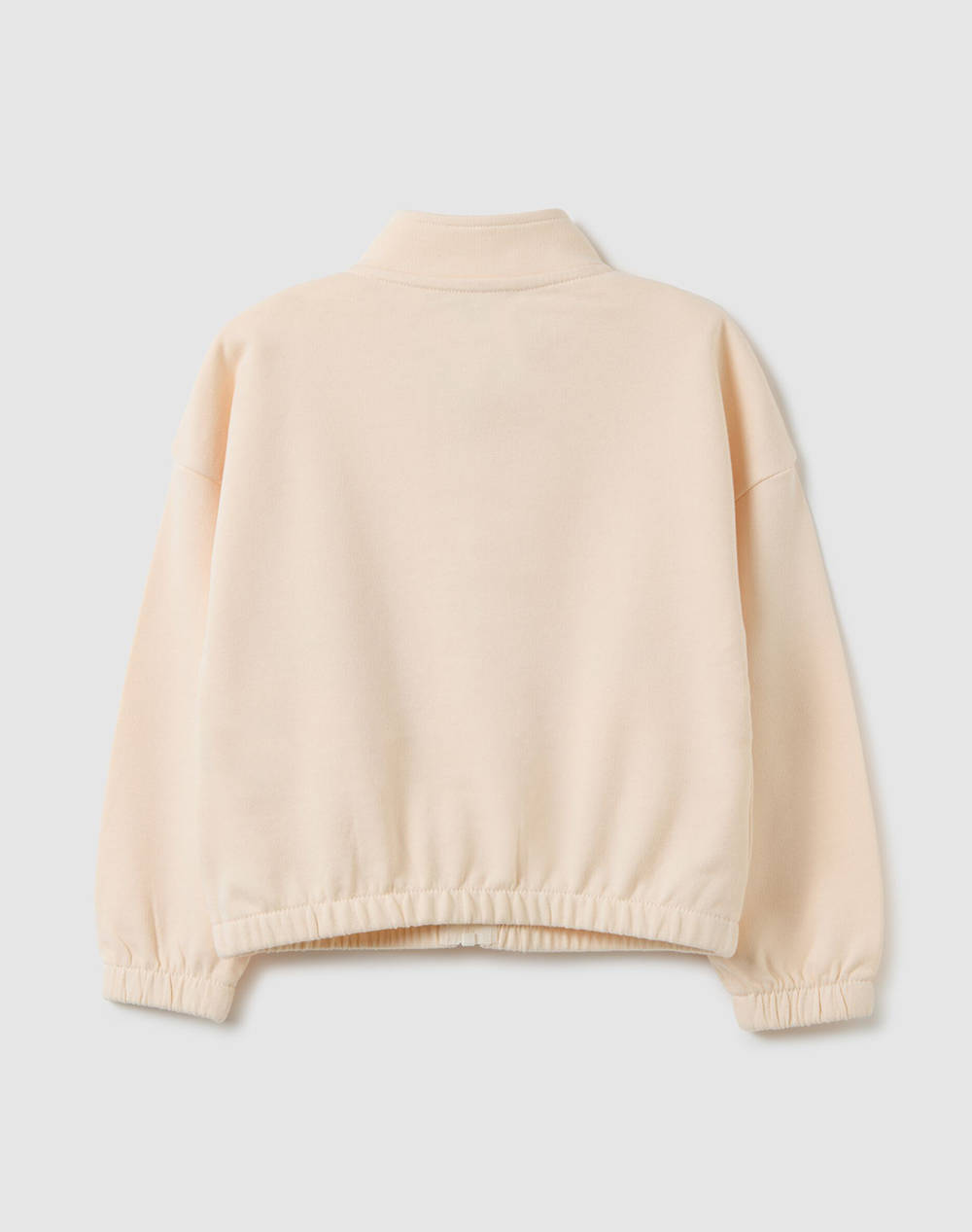 OVS SWT ZIP SOLID