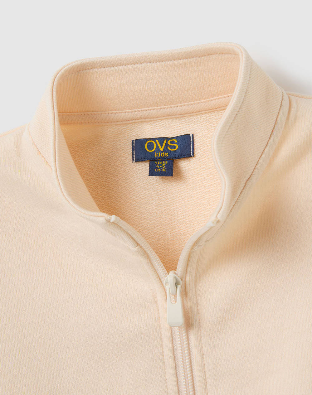 OVS SWT ZIP SOLID