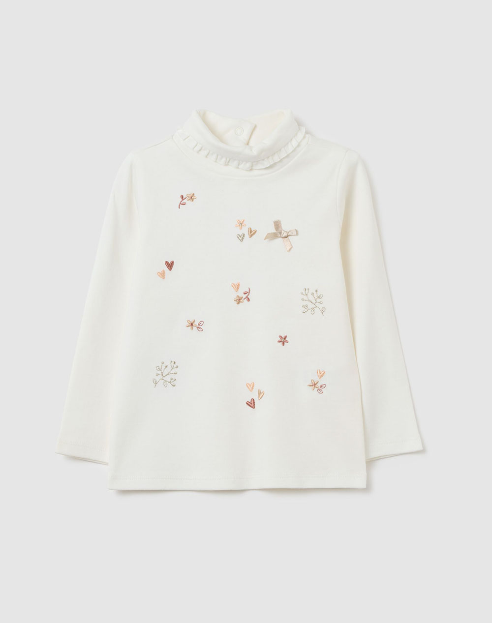 OVS TURTLE NECK W/EMBRO