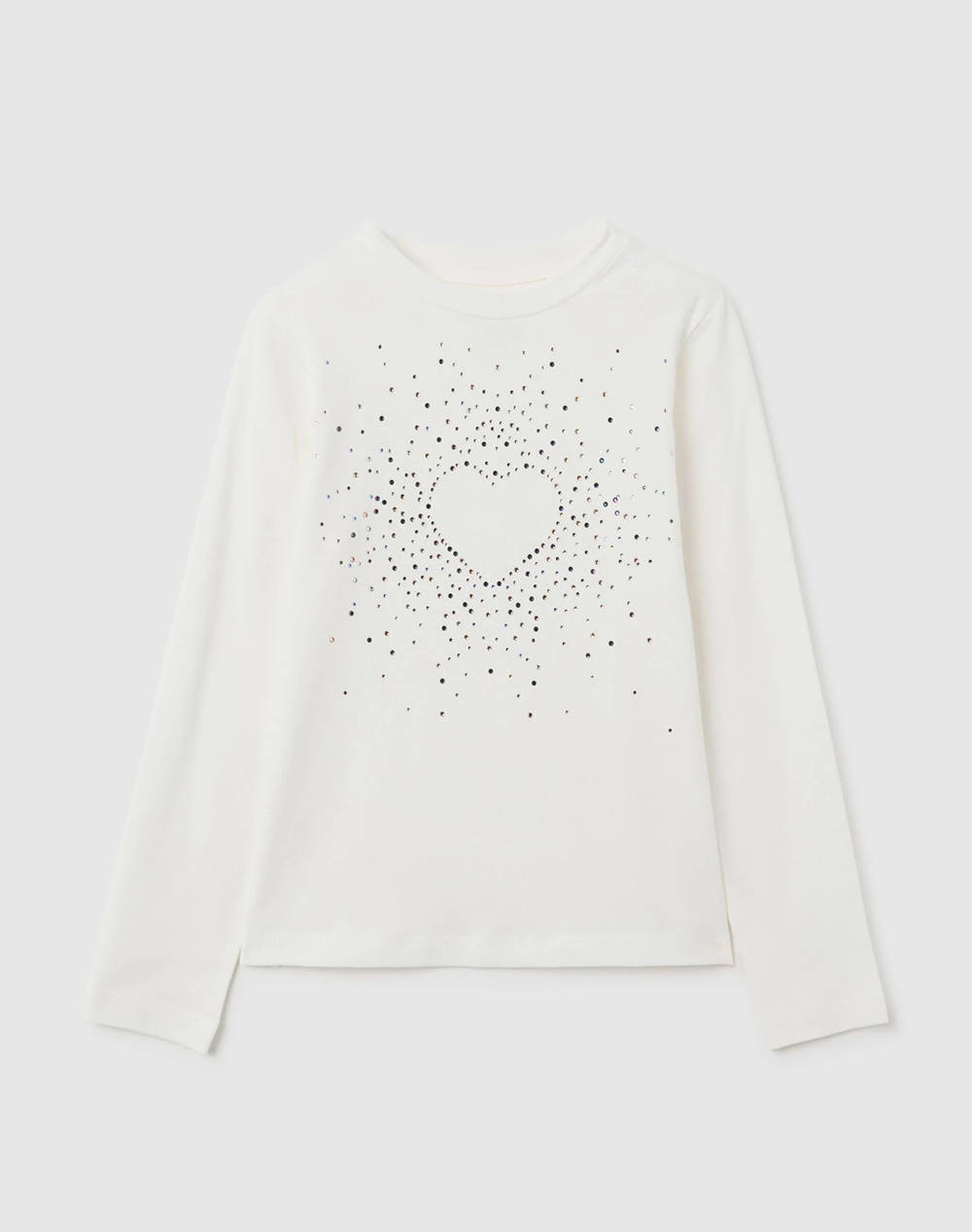 OVS T-SHIRT L/S W/STRASS