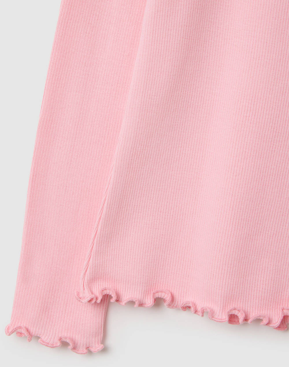 OVS TSH LS RIB SOLID