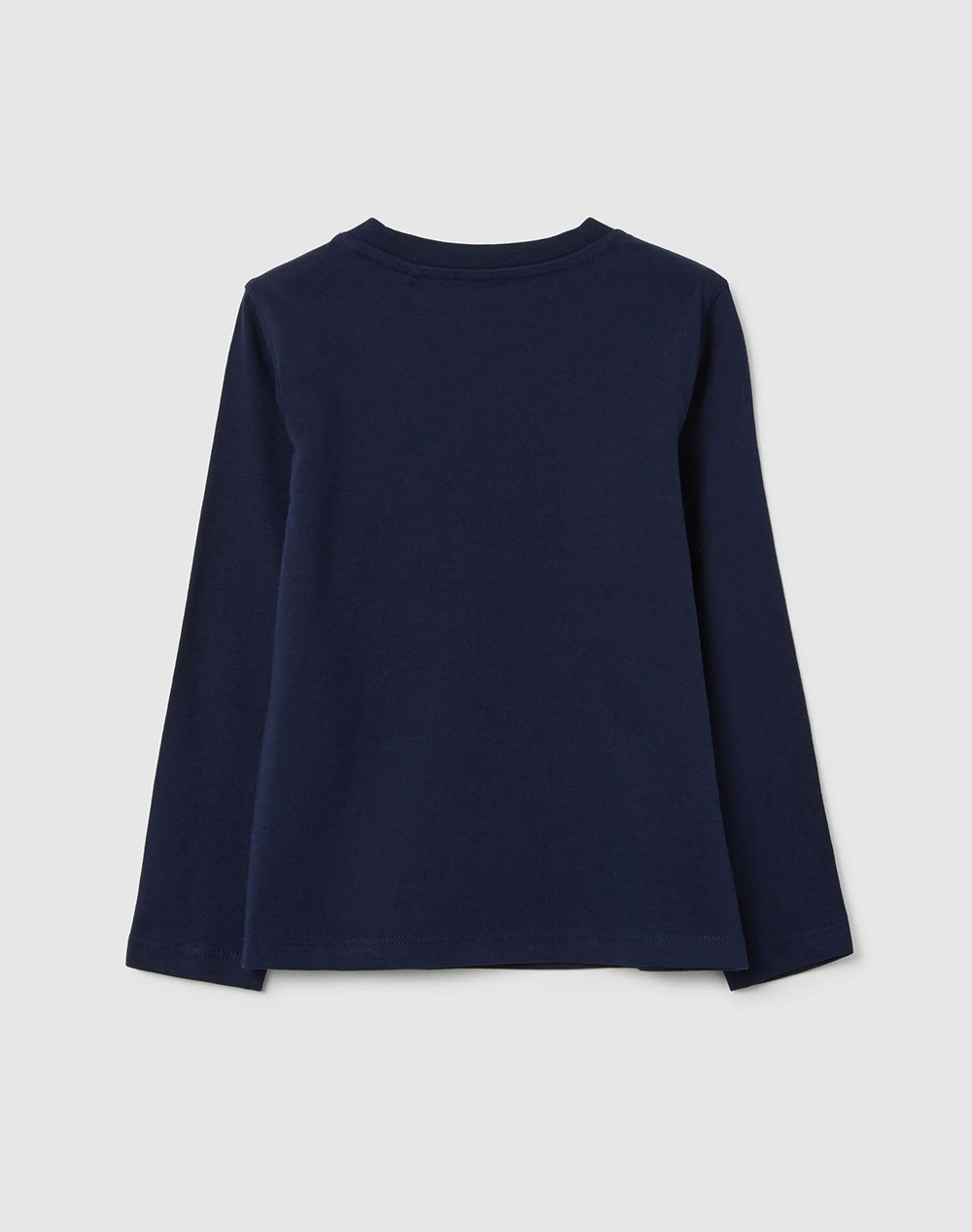 OVS TSH LS PRINT4-5COL STRASS