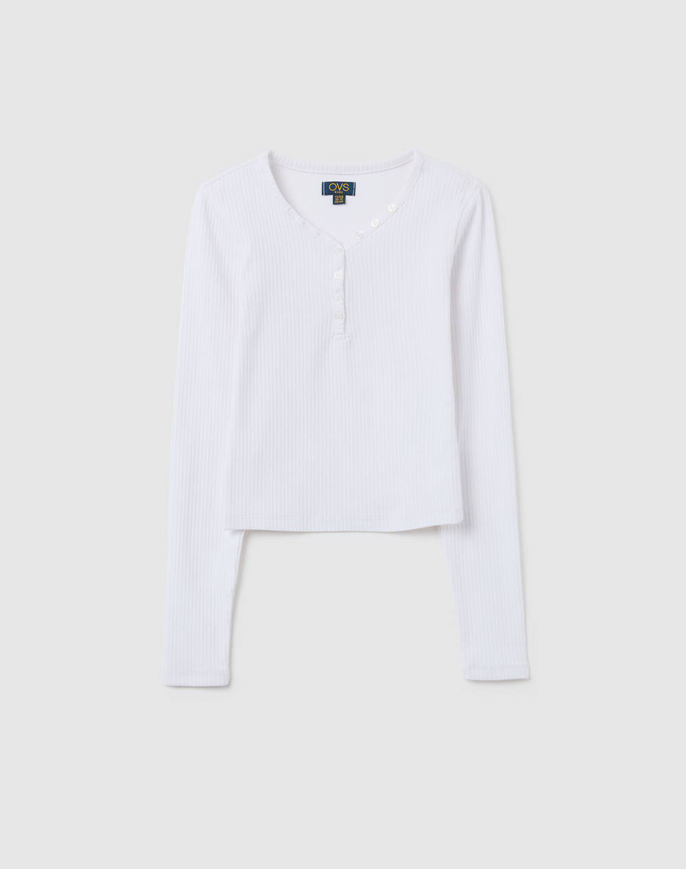 OVS T-SHIRT W/BUTTONS