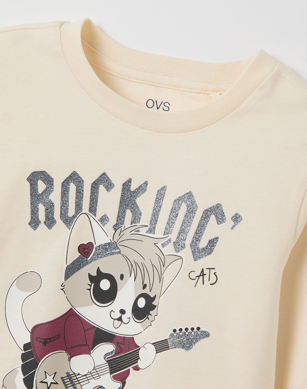 OVS TSH LS PRINT 4-5COLGLIT