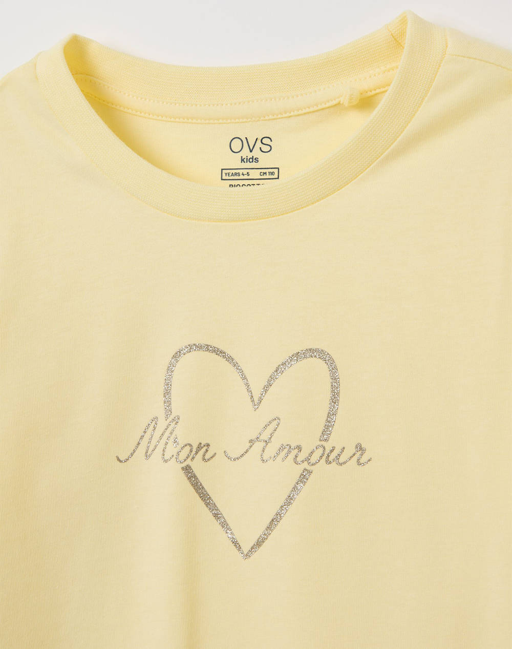 OVS TSH LS PR 1COL GLITTER