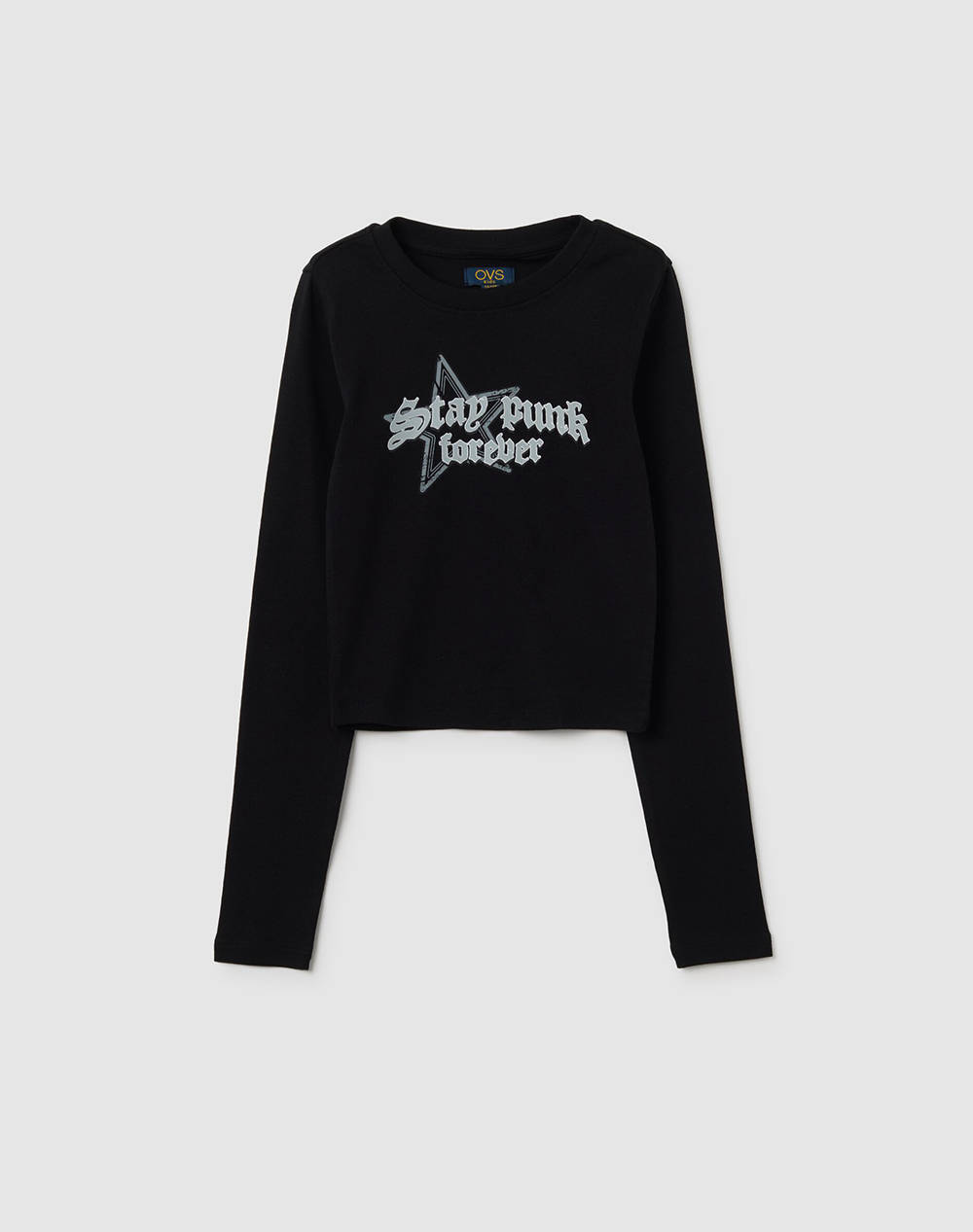 OVS T-SHIRT L/S PRINT 4/5 COL
