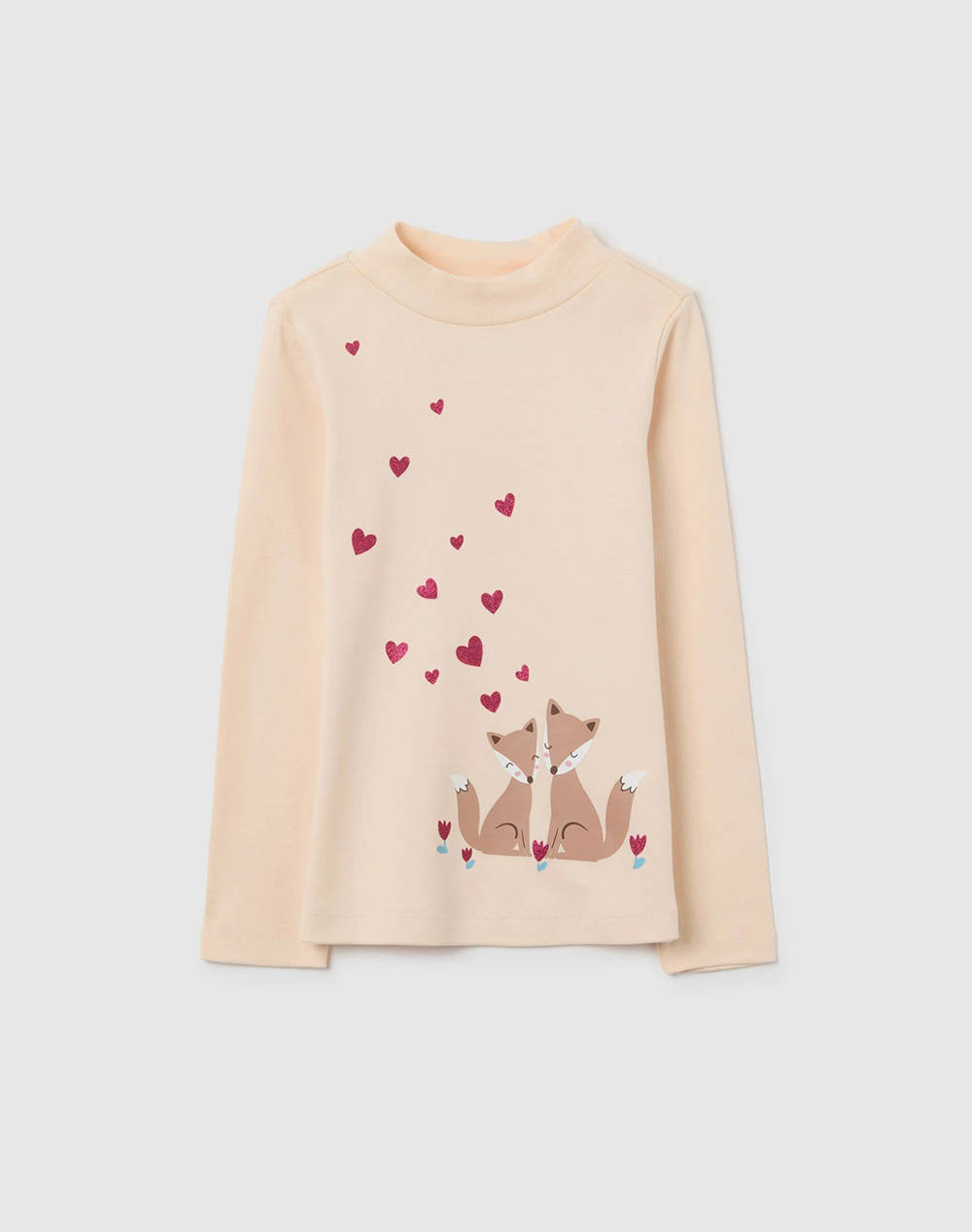 OVS MOCK NECK 4/5COL GLITTER