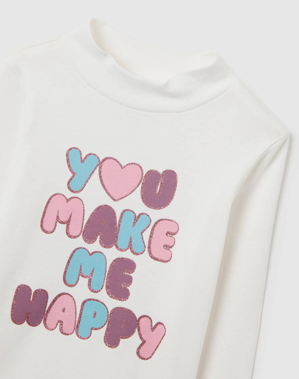 OVS MOCK NECK 4/5COL GLITTER
