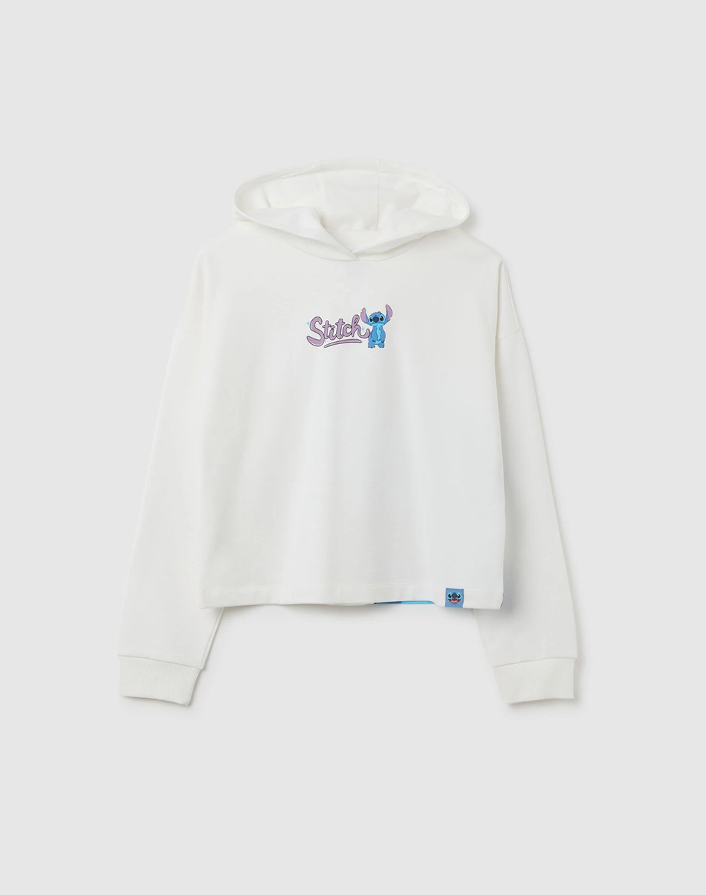 OVS HOODIE CROP STITCH