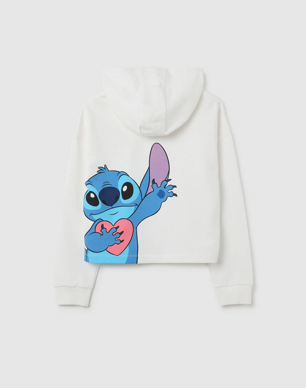 OVS HOODIE CROP STITCH