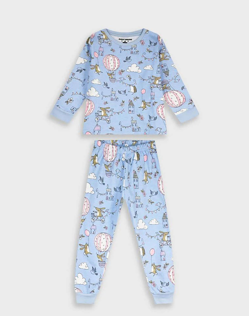 ENERGIERS PIJAMA FATA^100%BUMBAC