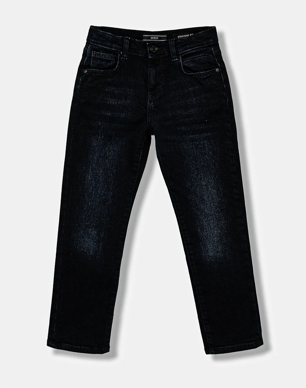 GUESS BLUE BLACK STRAIGHT PANTS PANTALONI DE COPII BOY