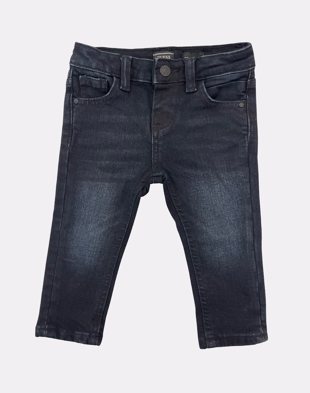 GUESS BLUE BLACK STRAIGHT PANTS PANTALONI DE COPII BOY