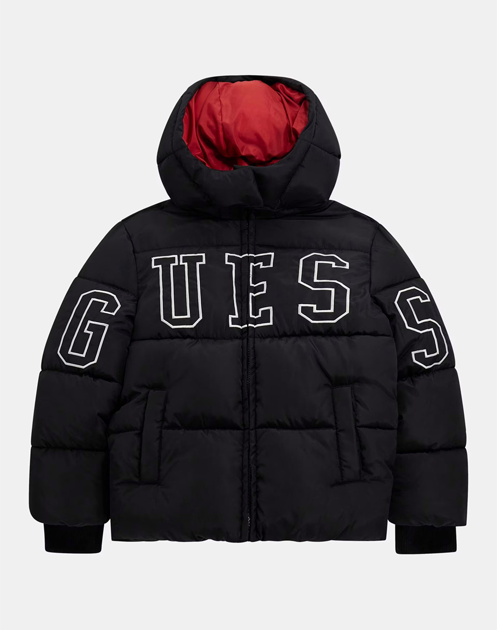 GUESS HOODED PADDED LS PUFFER W/ZIP GEACA DE COPII BOY