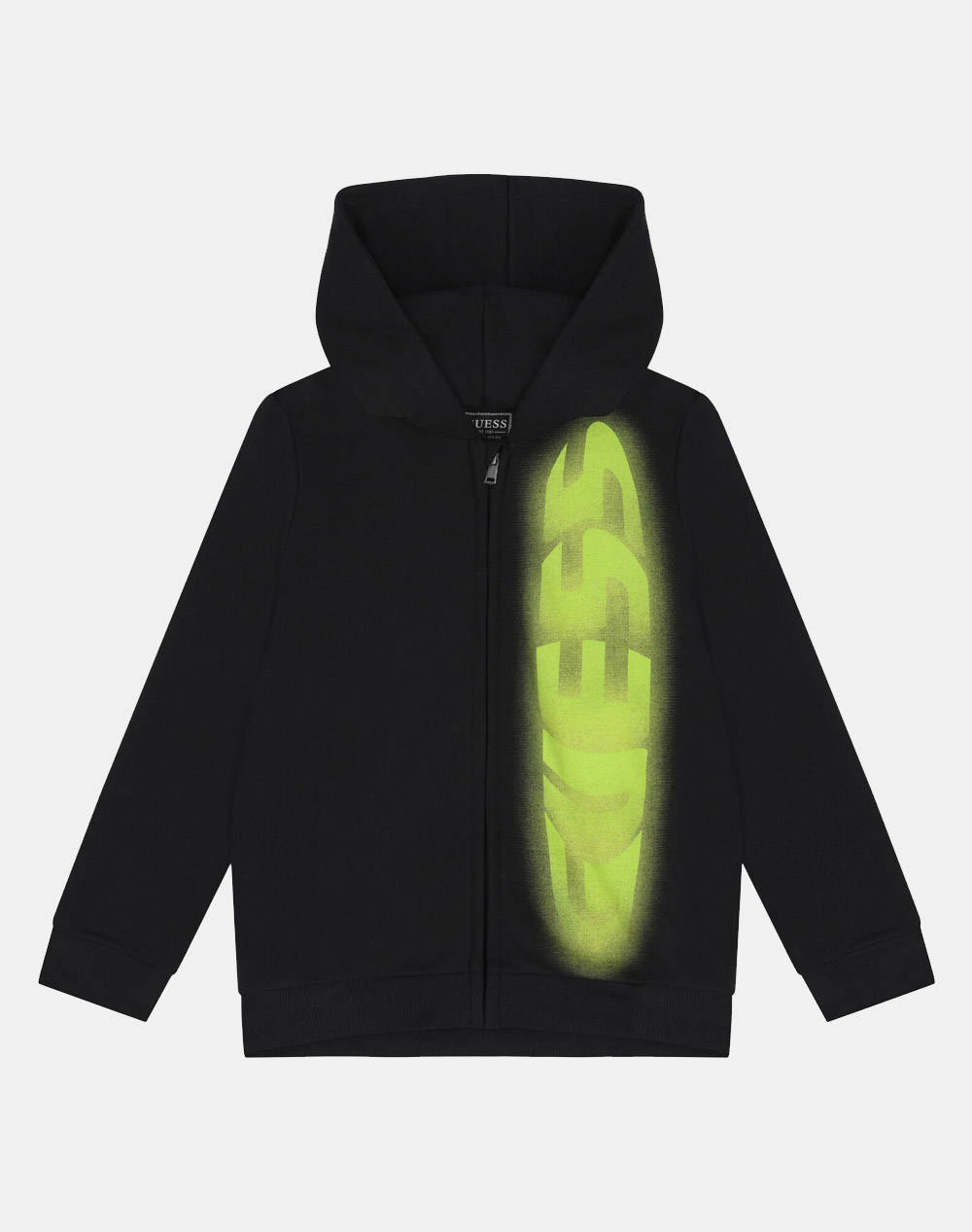 GUESS HOODED LS ACTIVE TOP W ZIP FLEECE COPII BOY
