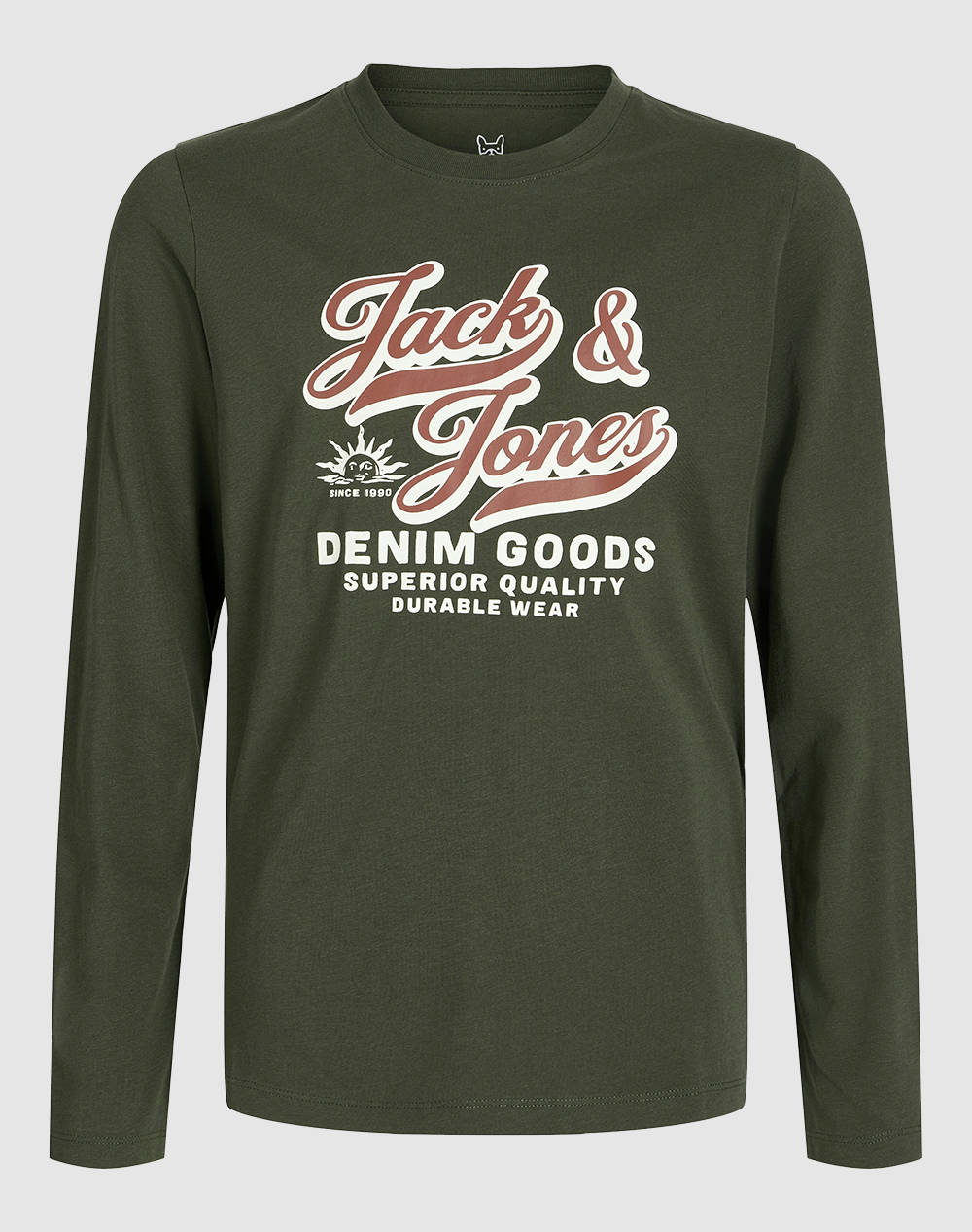 JACK&JONES JJELOGO TEE LS O-NEC 2 COL AW25 NOOS JNR