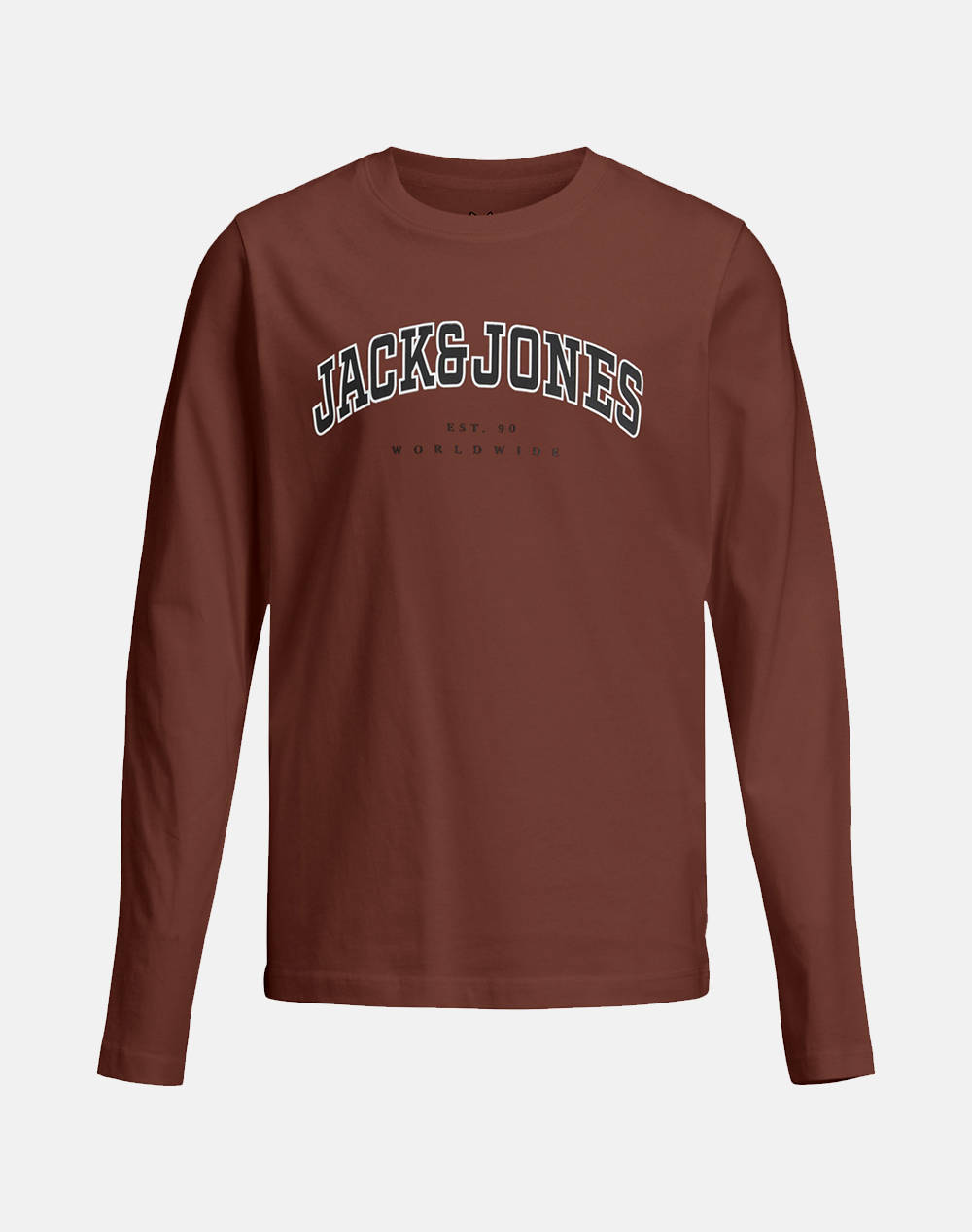 JACK&JONES JJECALEB VARSITY TEE LS O-NECK SN JNR