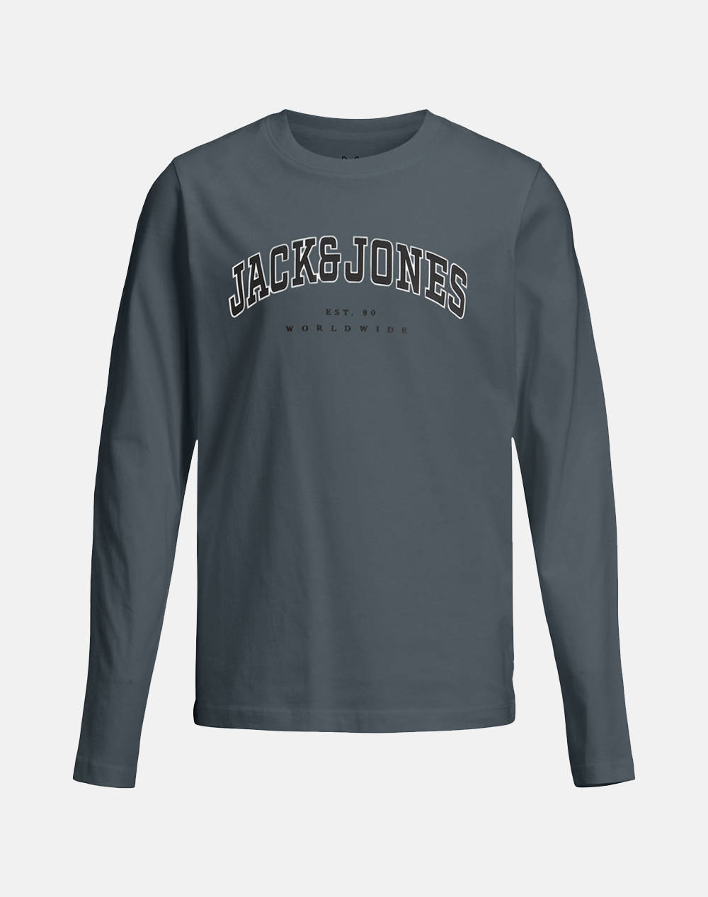 JACK&JONES JJECALEB VARSITY TEE LS O-NECK SN JNR