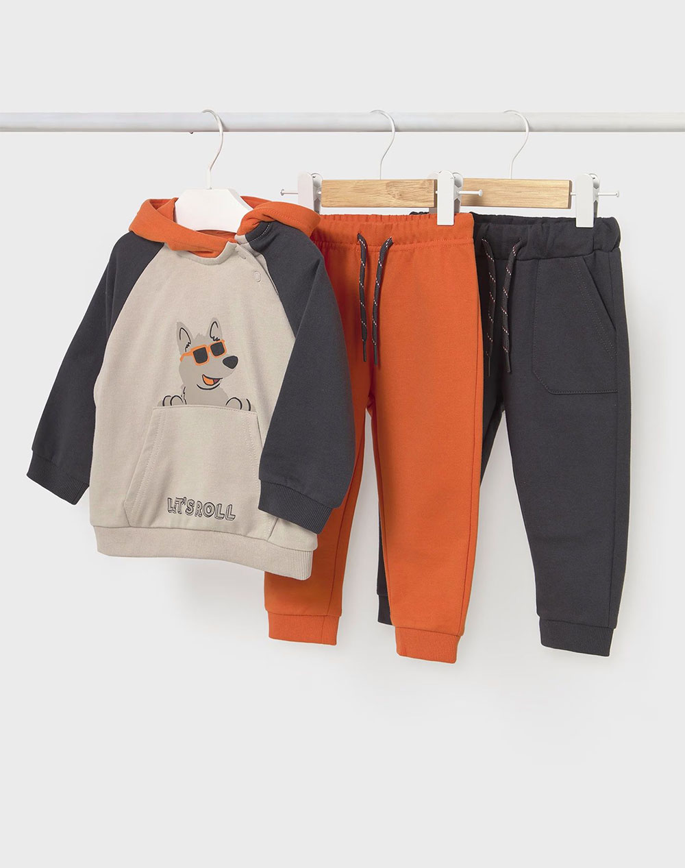 MAYORAL SET BEBE 2 PANTALONI