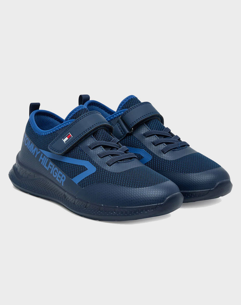 TOMMY HILFIGER LOW CUT LACE-UP/VELCRO SNEAKER