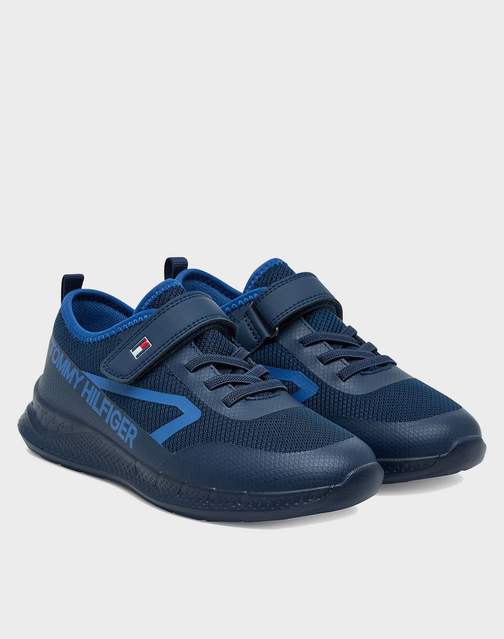 TOMMY HILFIGER LOW CUT LACE-UP/VELCRO SNEAKER