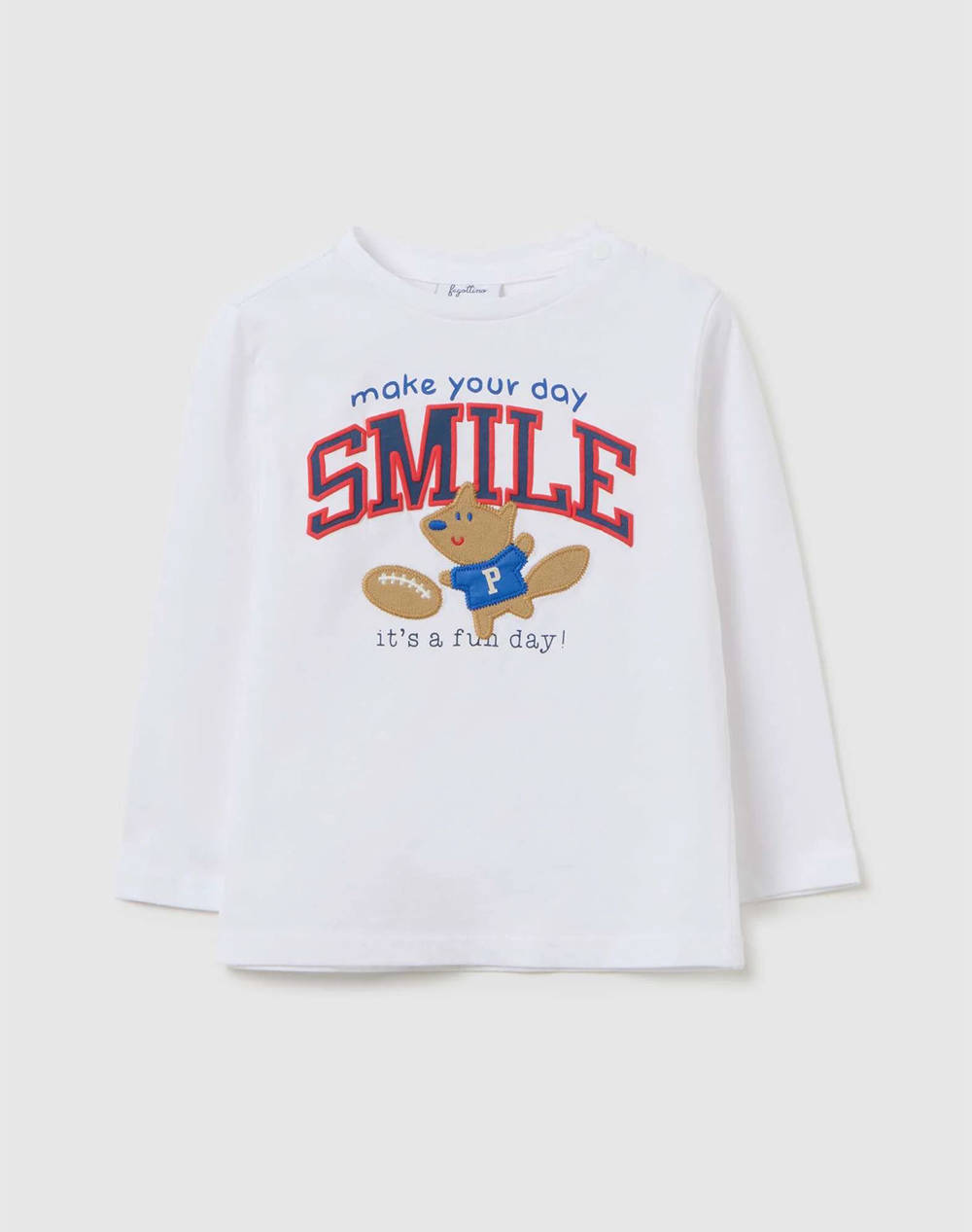 OVS T-SHIRT WITH PRINT+EMBRO