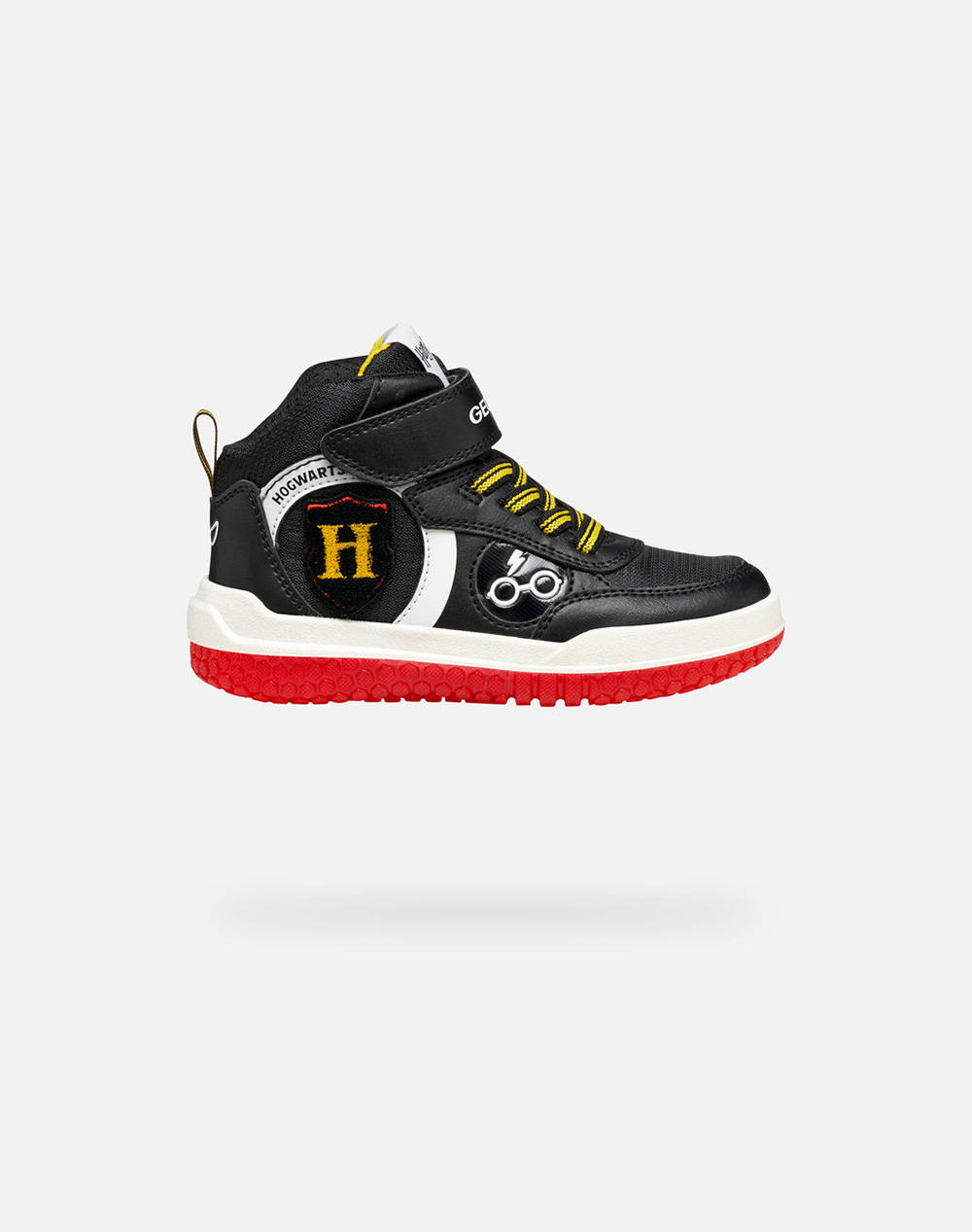 GEOX J BUZZERLIGHT D - GBK+NYLON