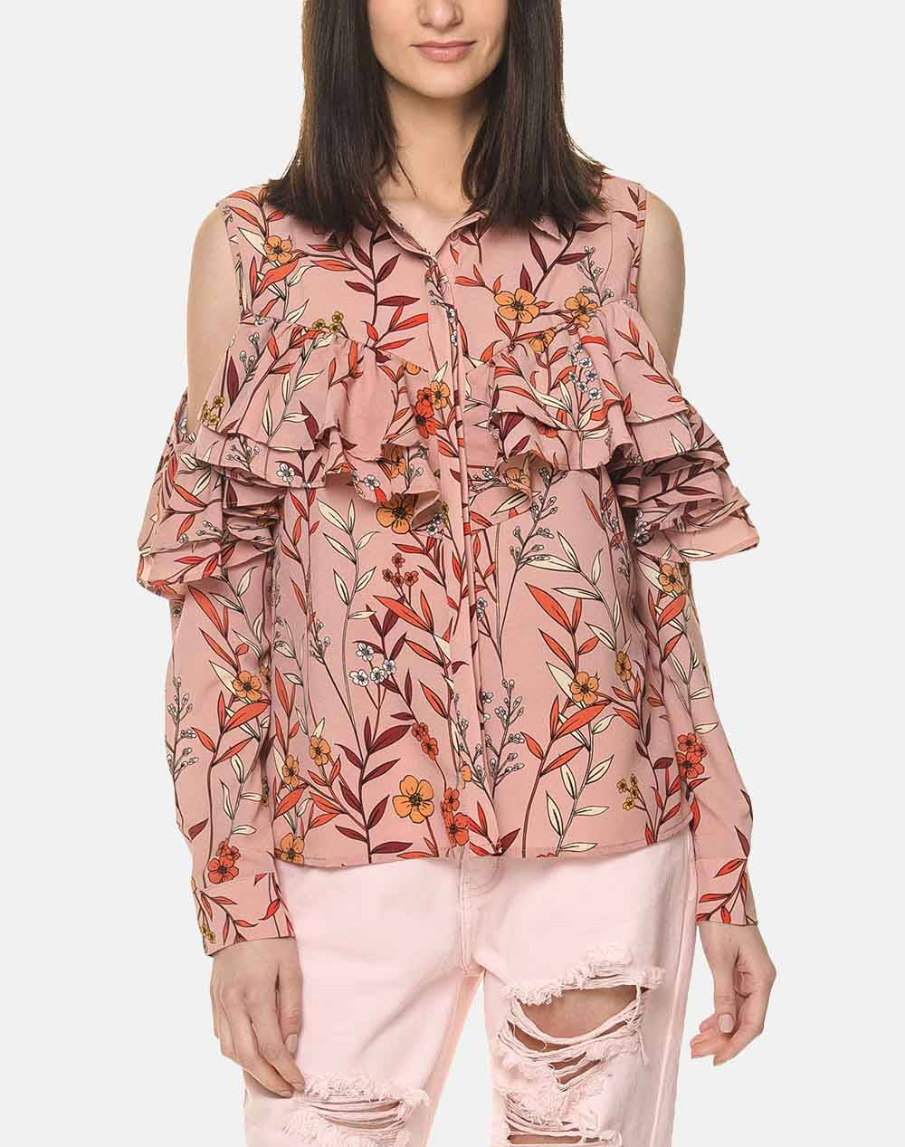 Glamorous de dama floral camasa