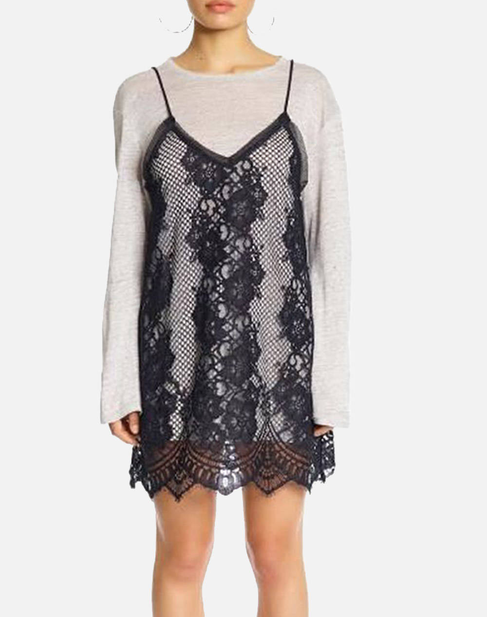 Kendall + kylie de dama slip rochie