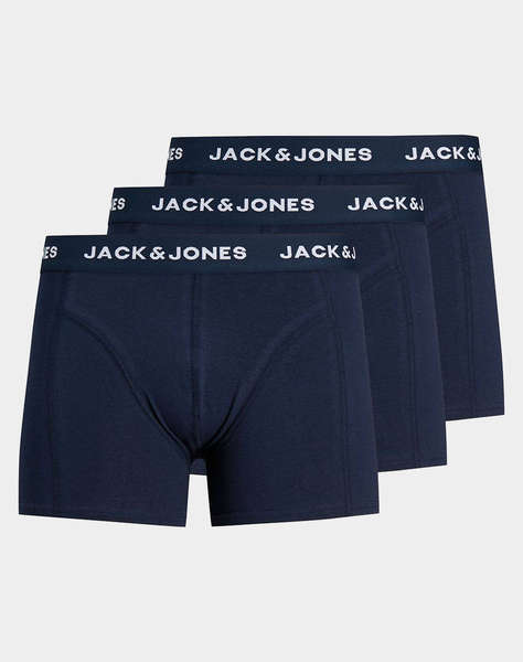 JACK&JONES JACANTHONY TRUNKS 3 PACK BLUE