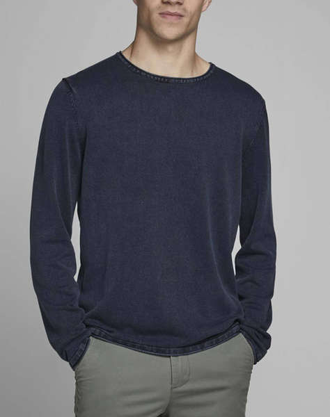 JACK&JONES JJELEO KNIT CREW NECK NOOS