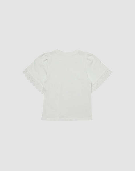 VERO MODA VMPANNA GLENN SS LACE TOP GIRL