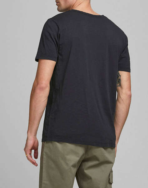 JACK&JONES JJESPLIT NECK TEE