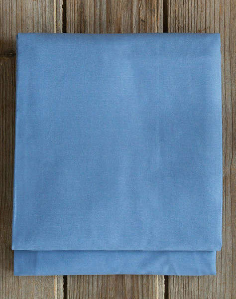 NIMA Cearceaf pat Superior Satin - Denim Blue (Dimensiuni: 160x260cm.