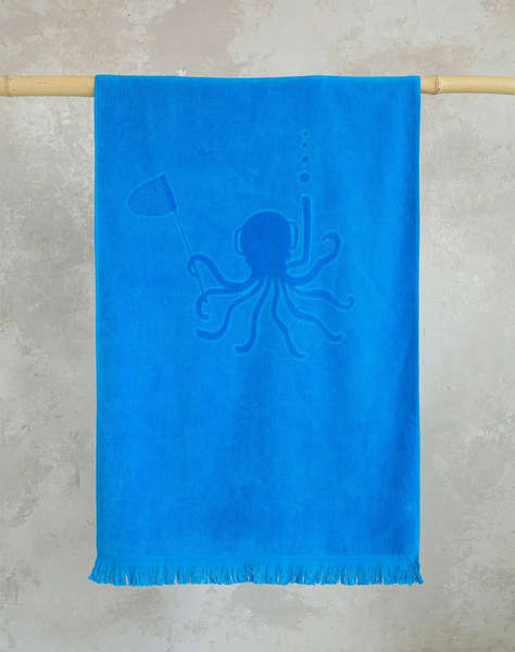 NIMA Prosop de plaja - Octopus Jacquard (Dimensiuni: 70x140cm.)