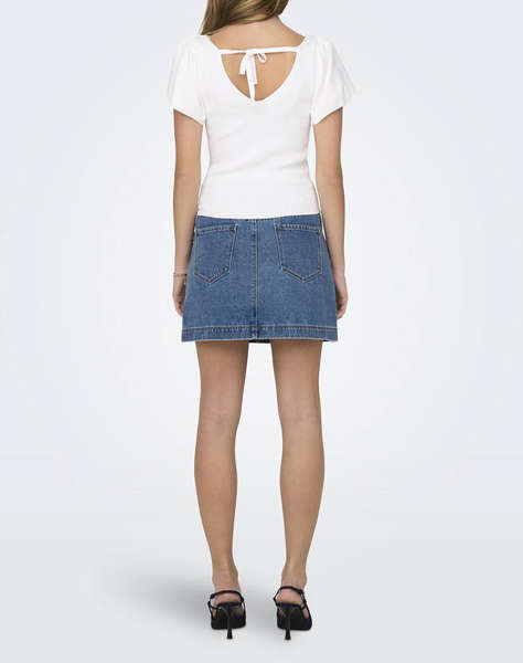 ONLY ONLLEELO S/S BACK PULLOVER KNT NOO