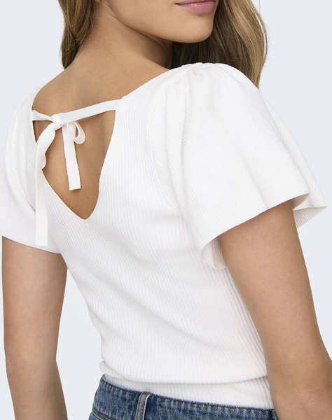 ONLY ONLLEELO S/S BACK PULLOVER KNT NOO