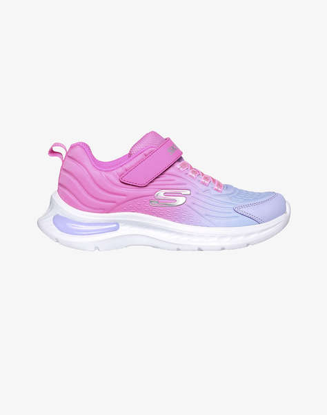 SKECHERS Ombre Embossed Gore And Strap Sneakers W/ Midsole Tech Piece