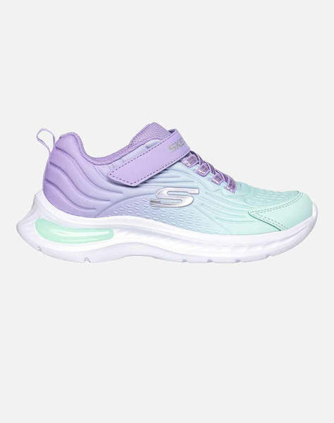 SKECHERS Ombre Embossed Gore And Strap Sneakers W/ Midsole Tech Piece