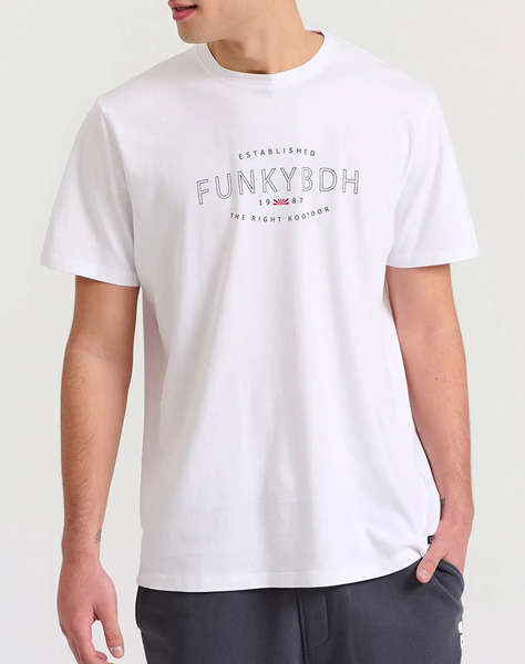 FUNKY BUDDHA T-shirt cu model tiparit Funky Buddha